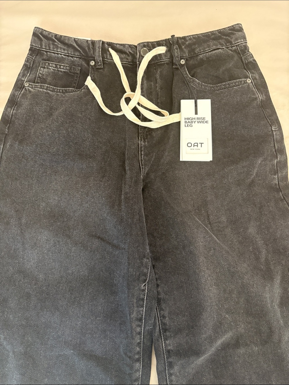 Women’s high rise wide leg soft jeans